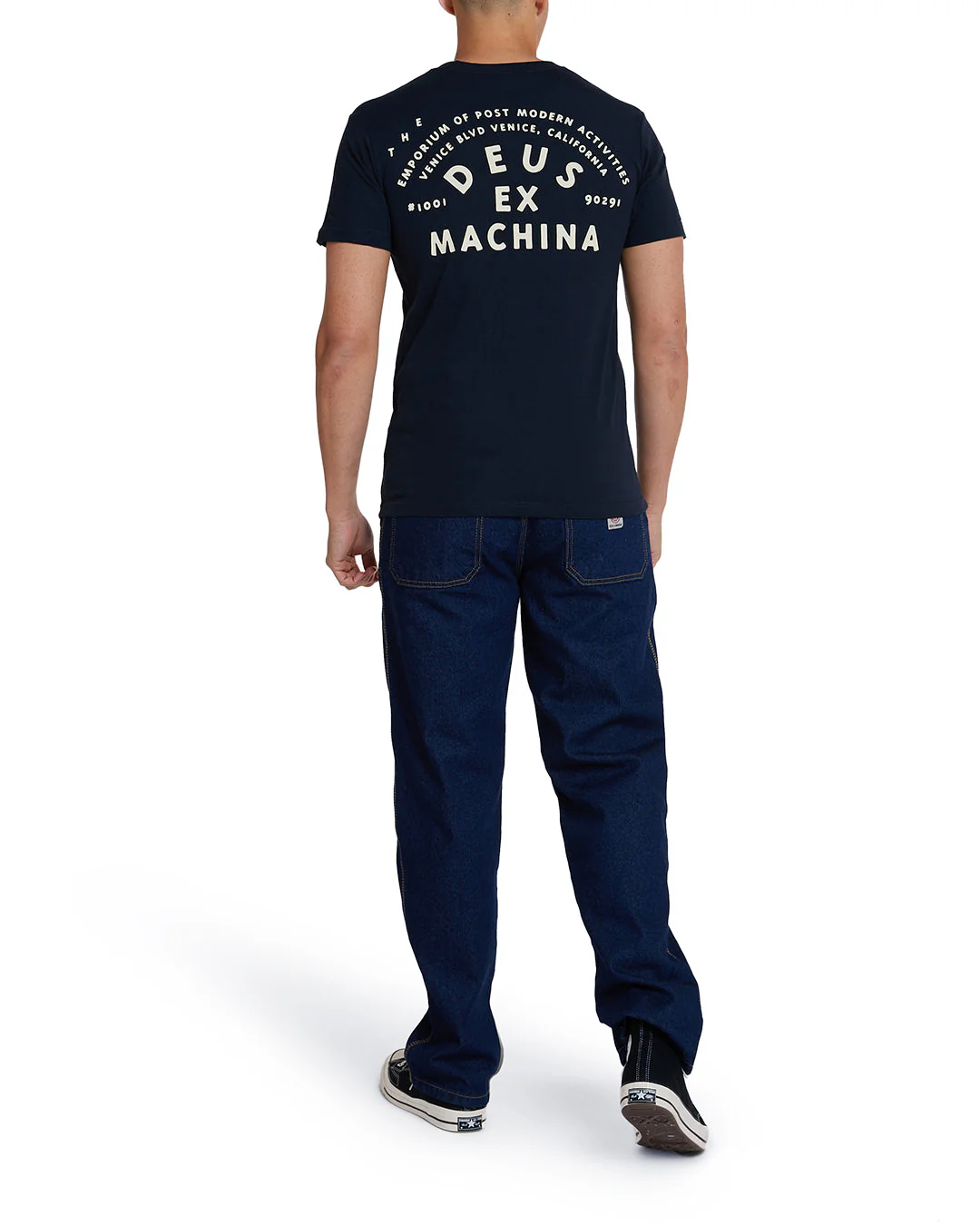 The A100 Tee - Navy - Image 2