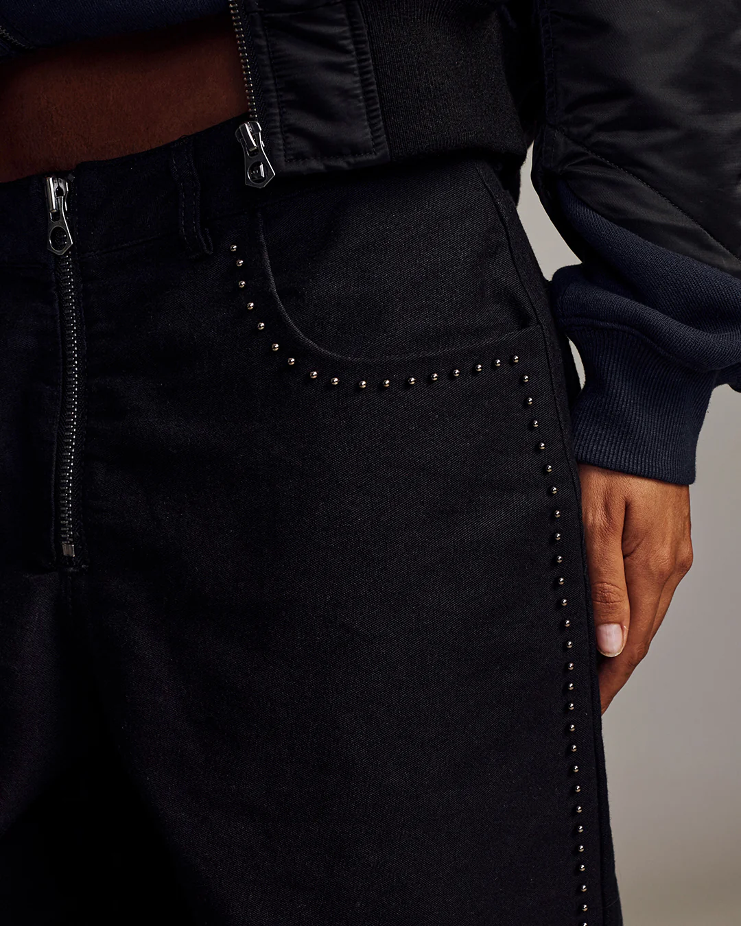 Allusions Pant - Black Rinse Wash - Image 2