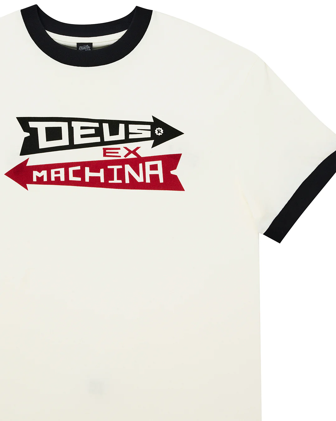 Arrows Ringer Tee - Pristine White - Image 7
