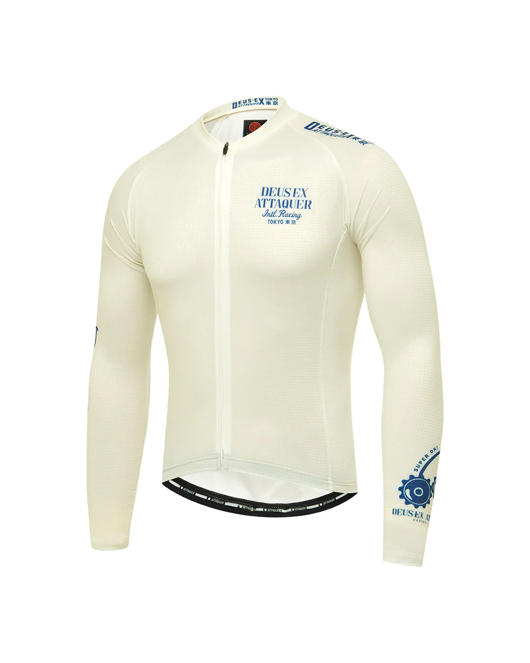 Deus Ex Attaquer Knocker Long Sleeve Jersey - Grey - Image 3