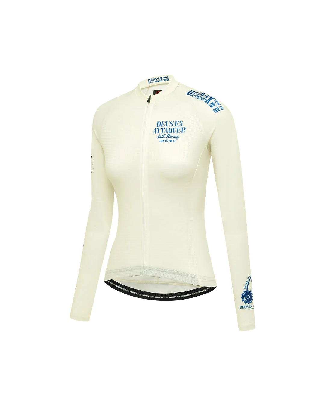 Deus Ex Attaquer Knocker Womns Long Sleeve Jersey - Grey - Image 3