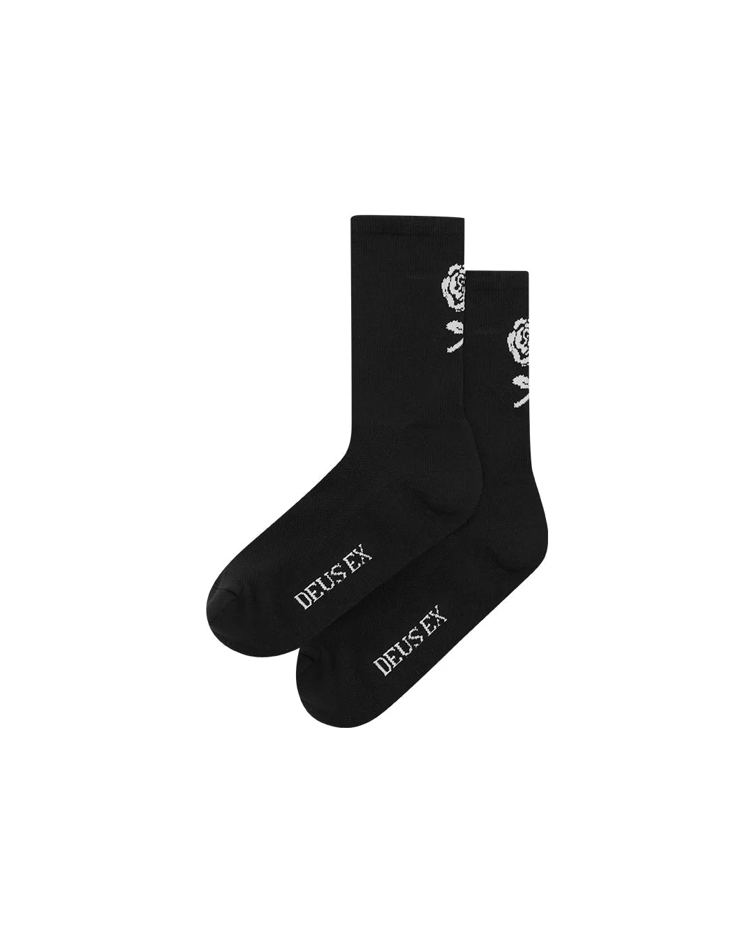 Deus Ex Attaquer Rose Socks - Black - Image 3