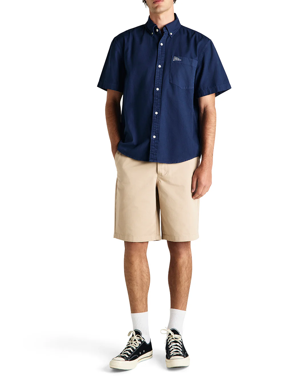 Bdc Oxford Shirt - Navy - Image 7