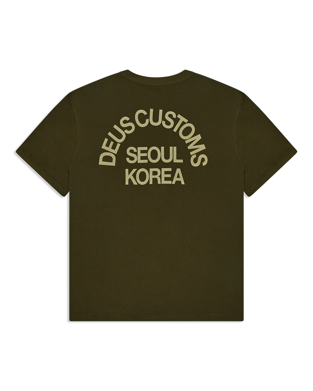 Beams Tee - Dark Olive - Image 2