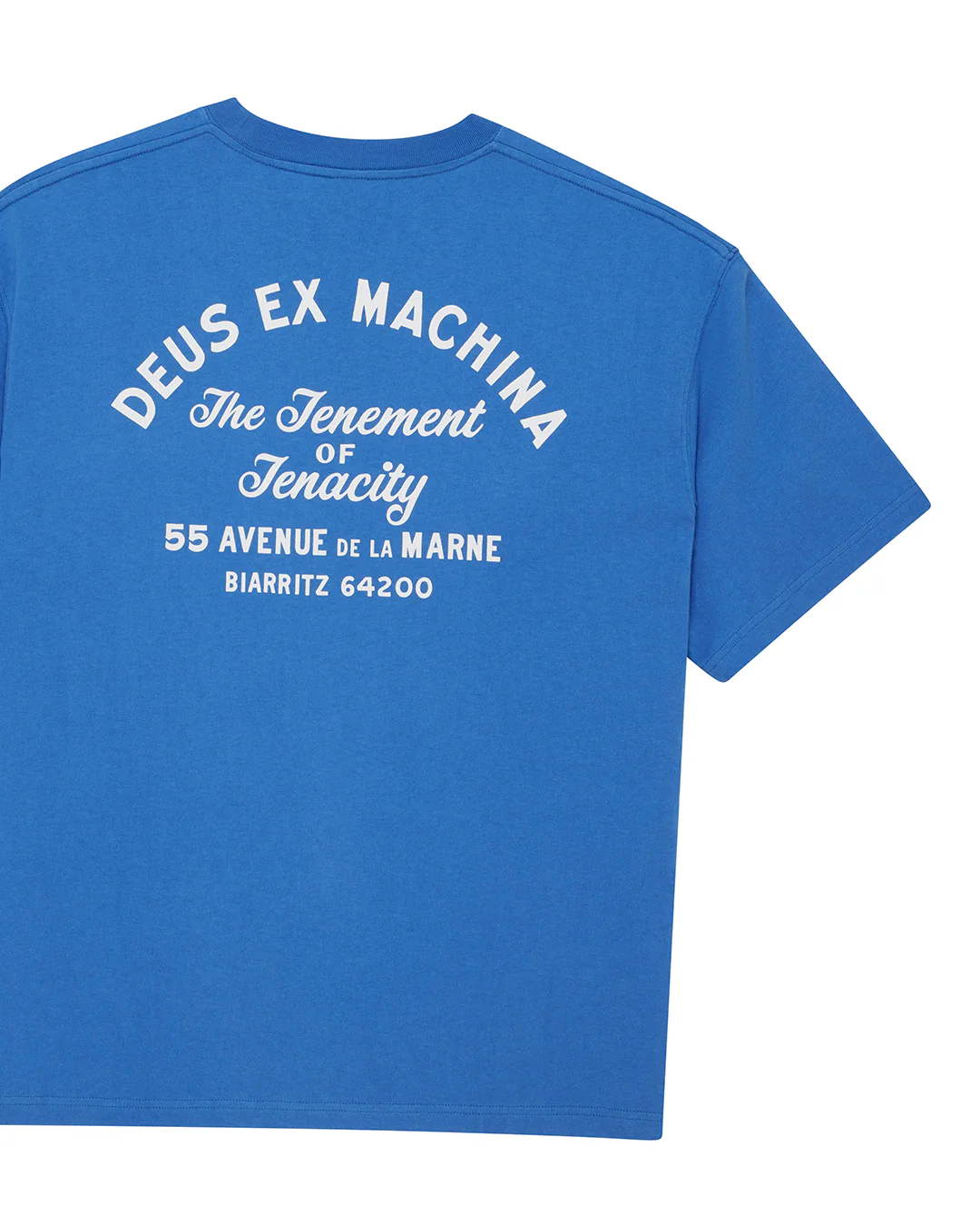 Biarritz Sign Tee - Daphne Blue - Image 2