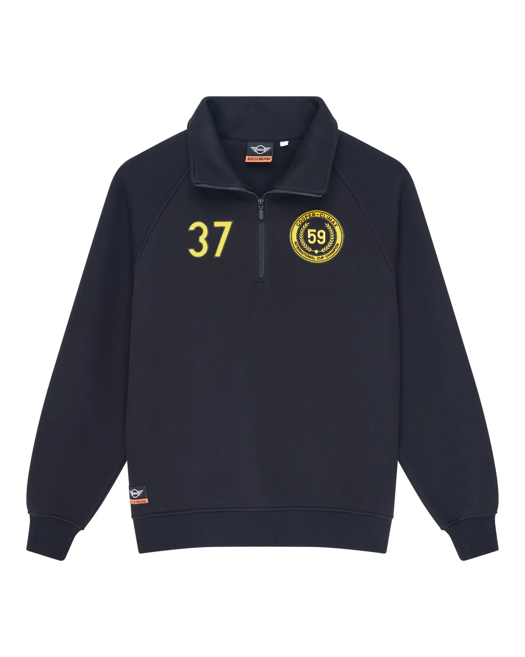 Cc 1/4 Zip Fleece - Black - Image 3