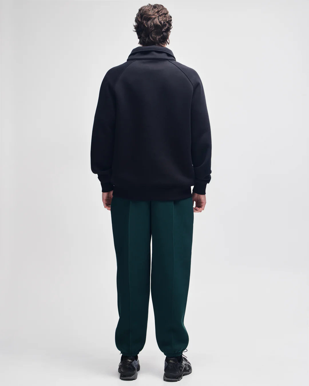 Cc 1/4 Zip Fleece - Black - Image 7