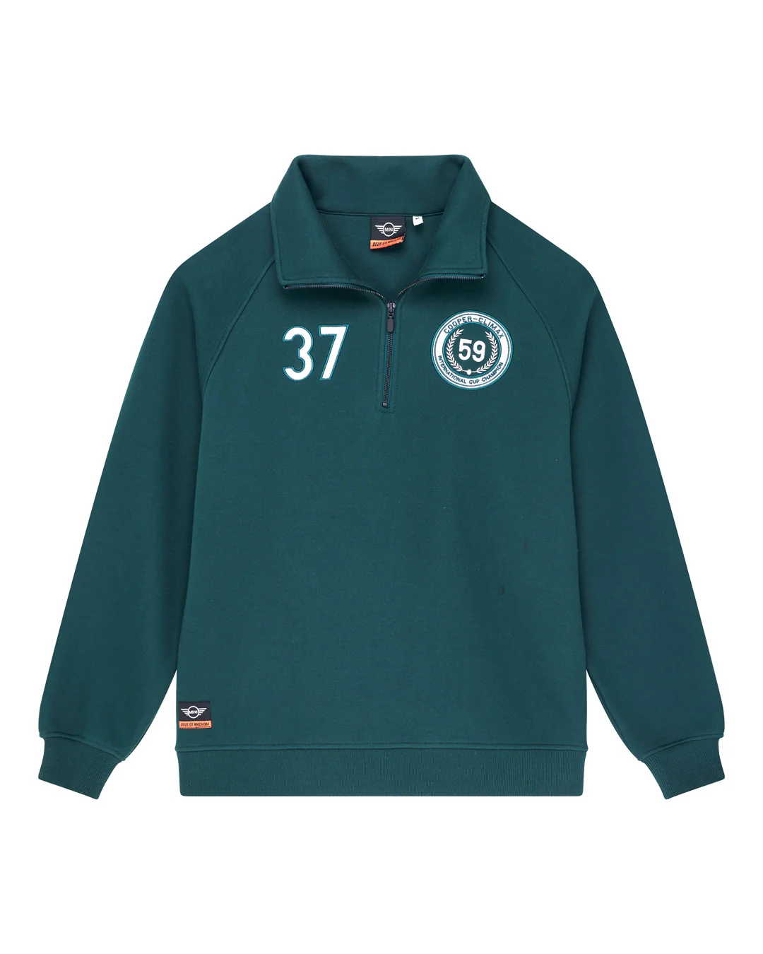 Cc 1/4 Zip Fleece - Race Green - Image 3