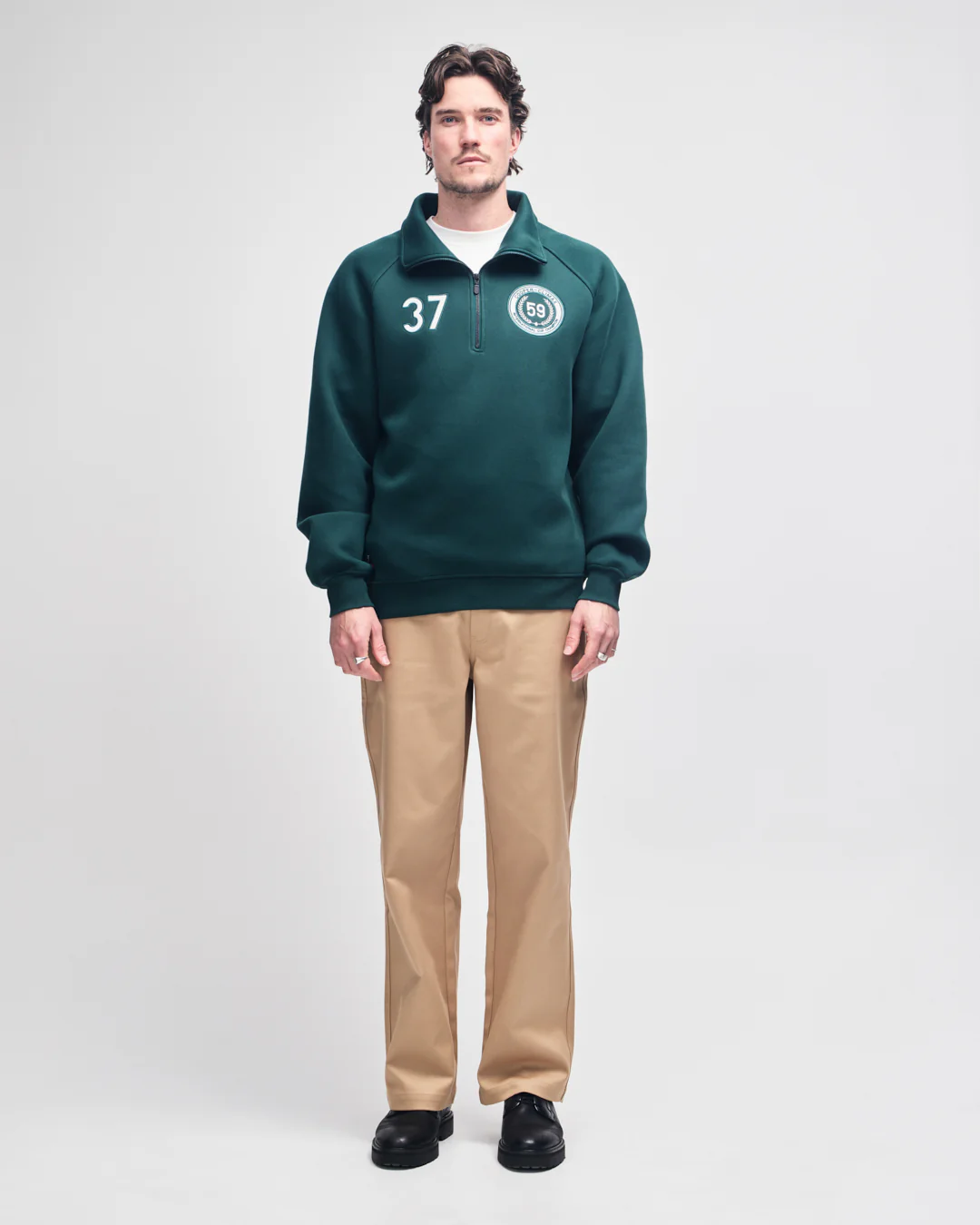 Cc 1/4 Zip Fleece - Race Green - Image 5