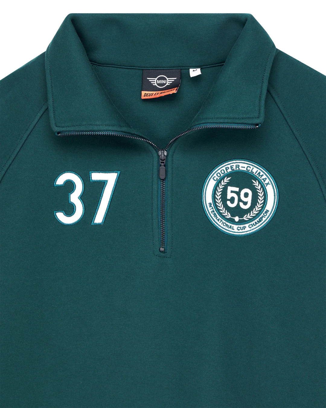 Cc 1/4 Zip Fleece - Race Green - Image 8