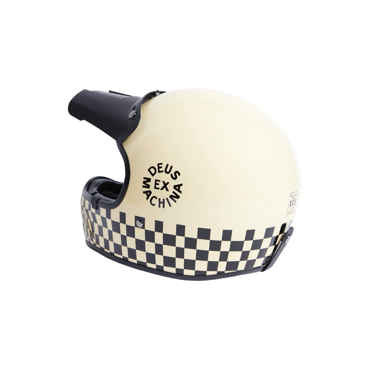 Checker Helmet - Vintage White - Image 2