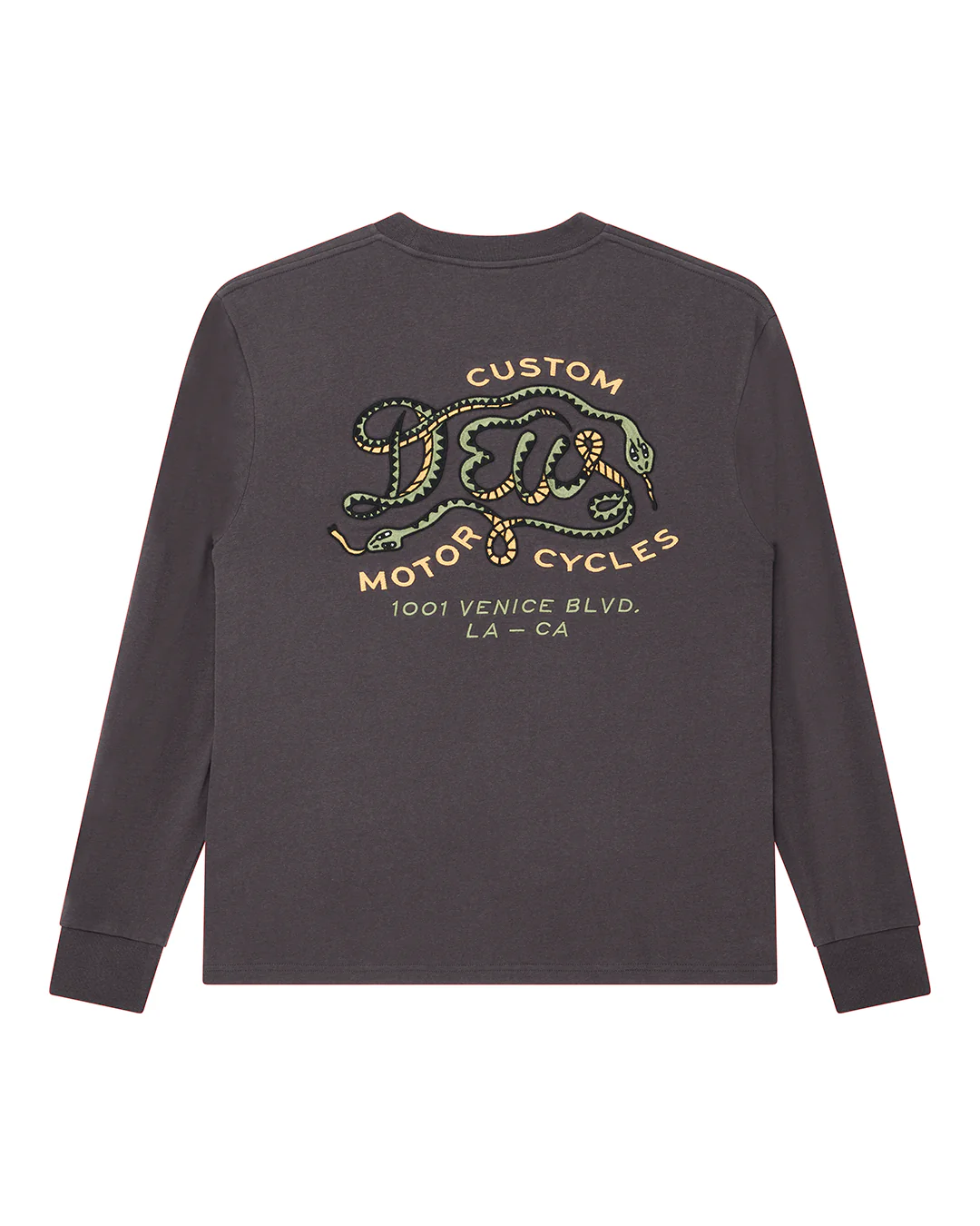 Danger Noodle Ls Tee - Anthracite - Image 4