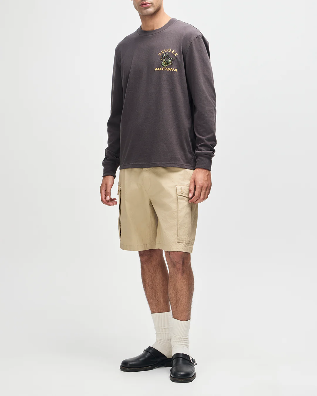 Danger Noodle Ls Tee - Anthracite - Image 9