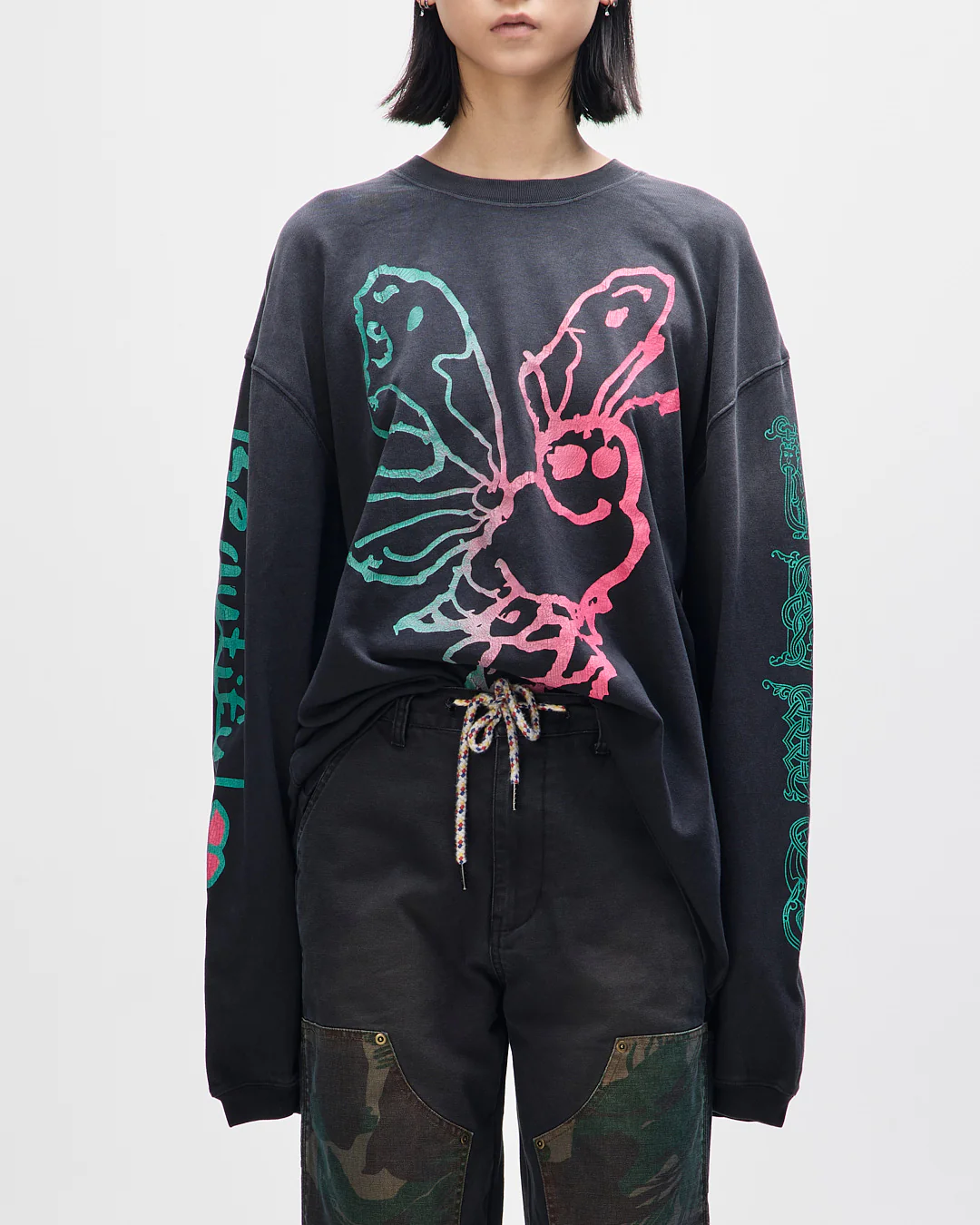 Danzig Queen LS Tee - Anthracite - Image 3