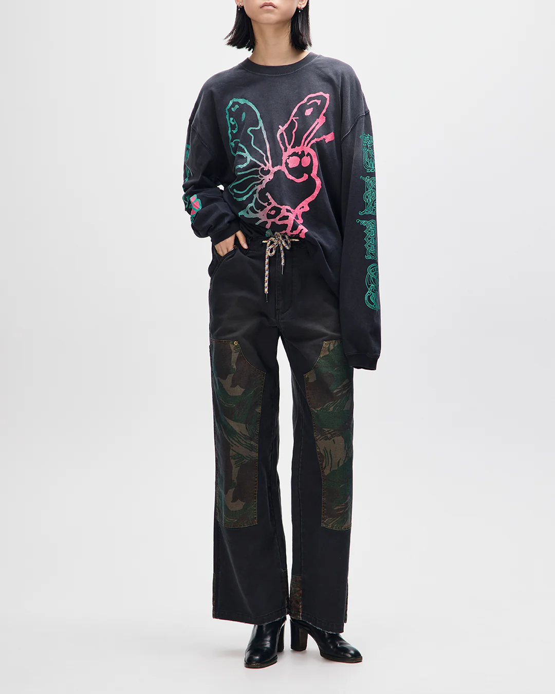 Danzig Queen LS Tee - Anthracite - Image 9