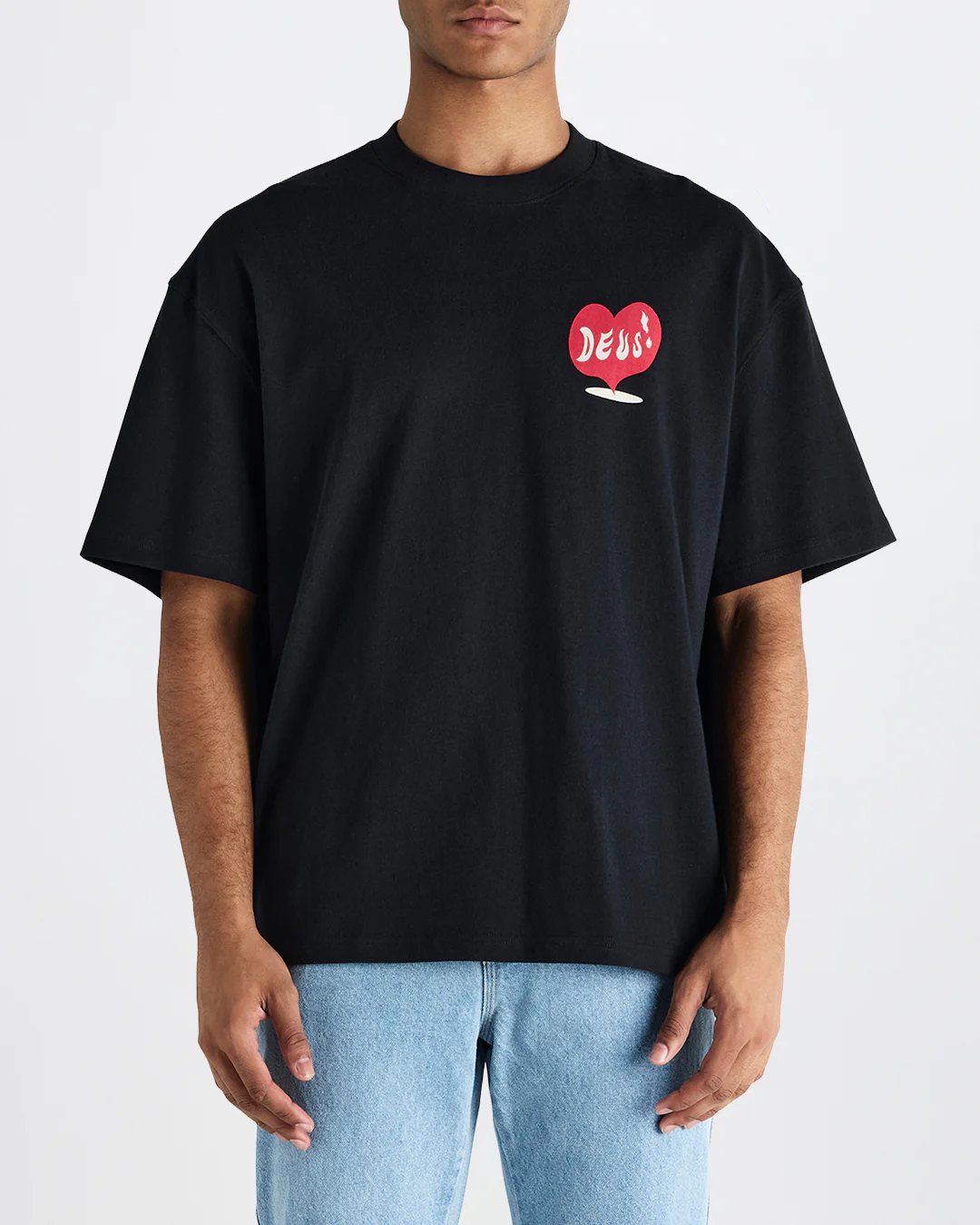 Deep Cut Tee - Black