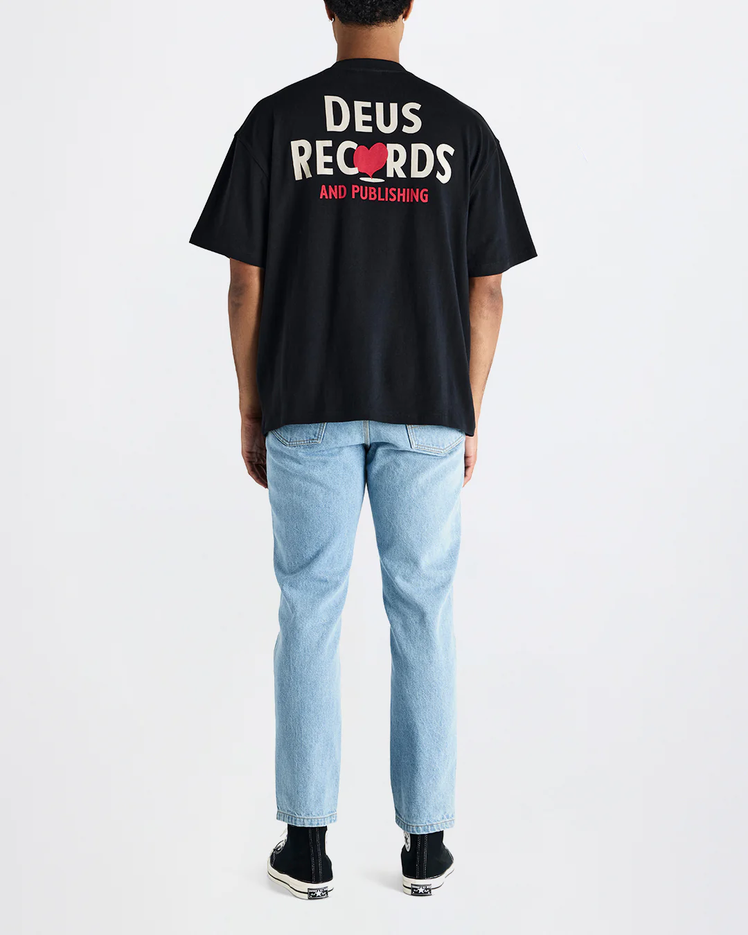Deep Cut Tee - Black - Image 4