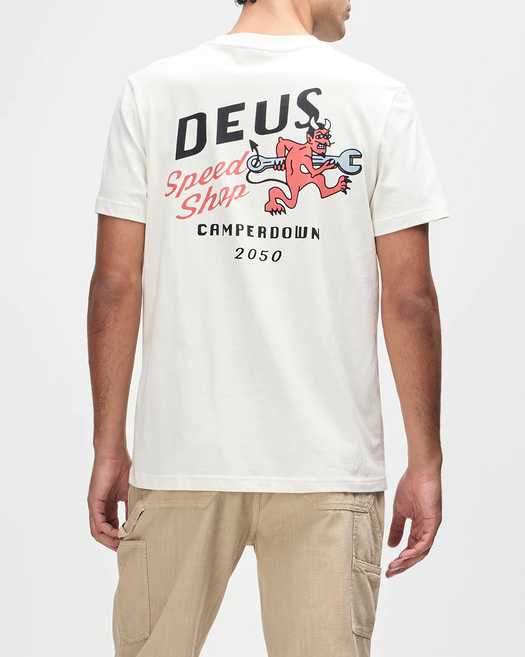 Dogleg Tee - Dirty White - Image 2
