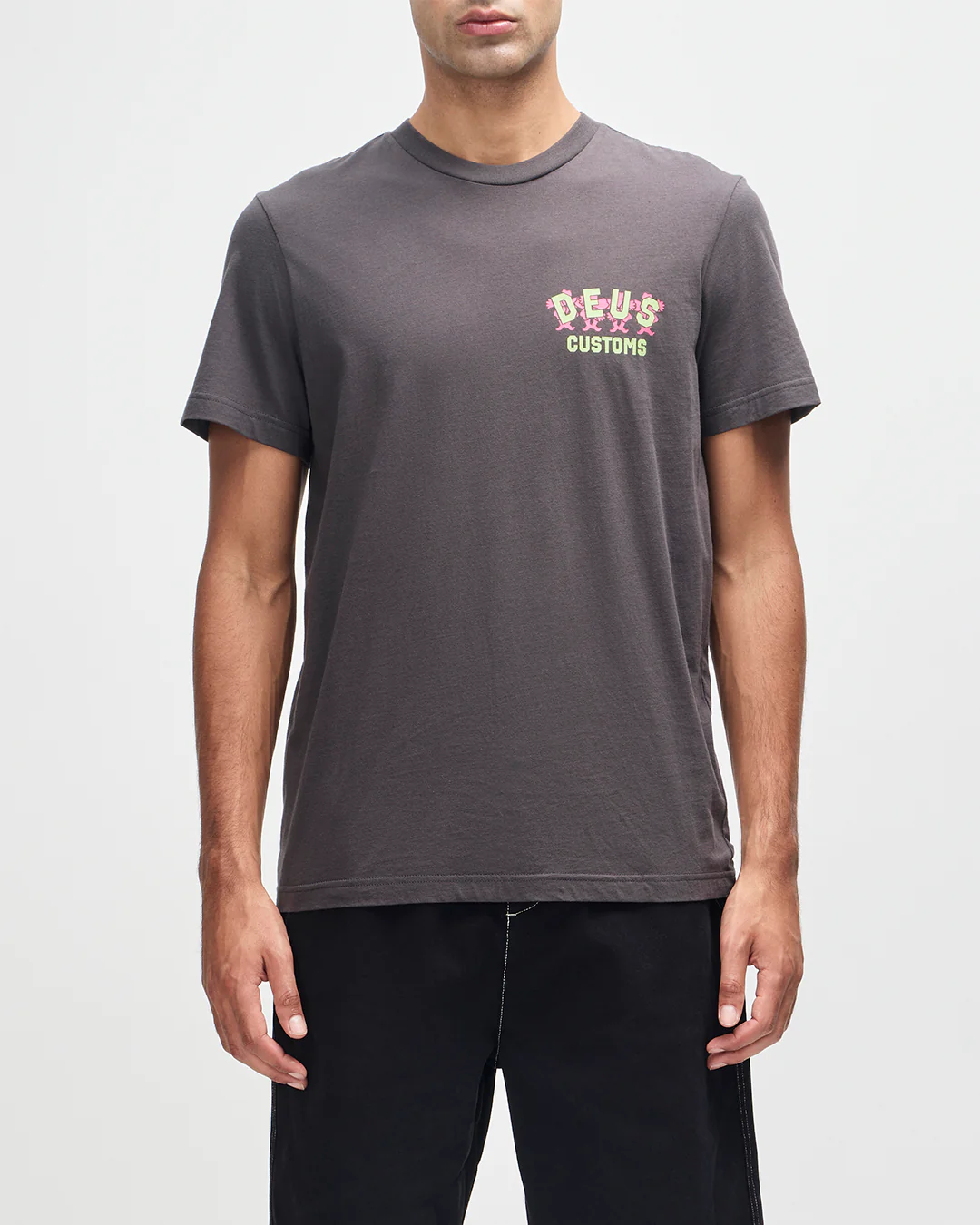 Fancy Pansy Tee - Anthracite