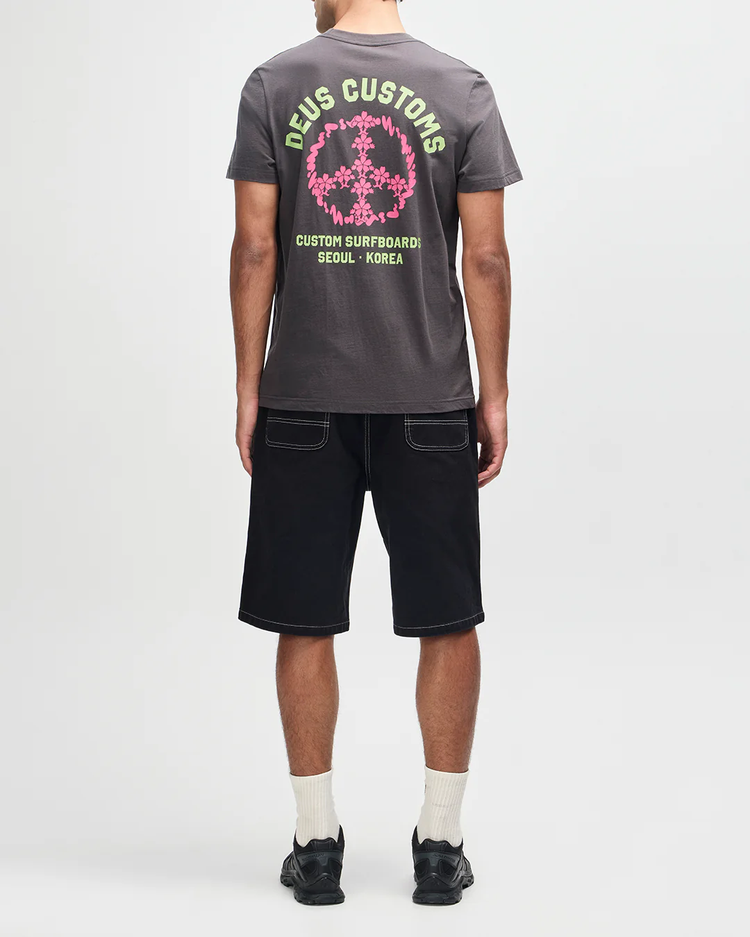 Fancy Pansy Tee - Anthracite - Image 6