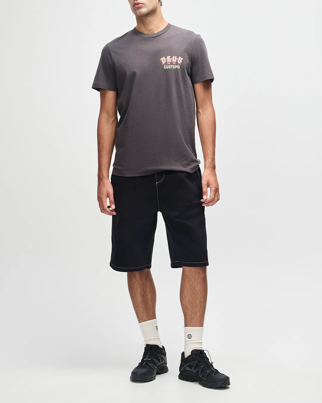 Fancy Pansy Tee - Anthracite - Image 9