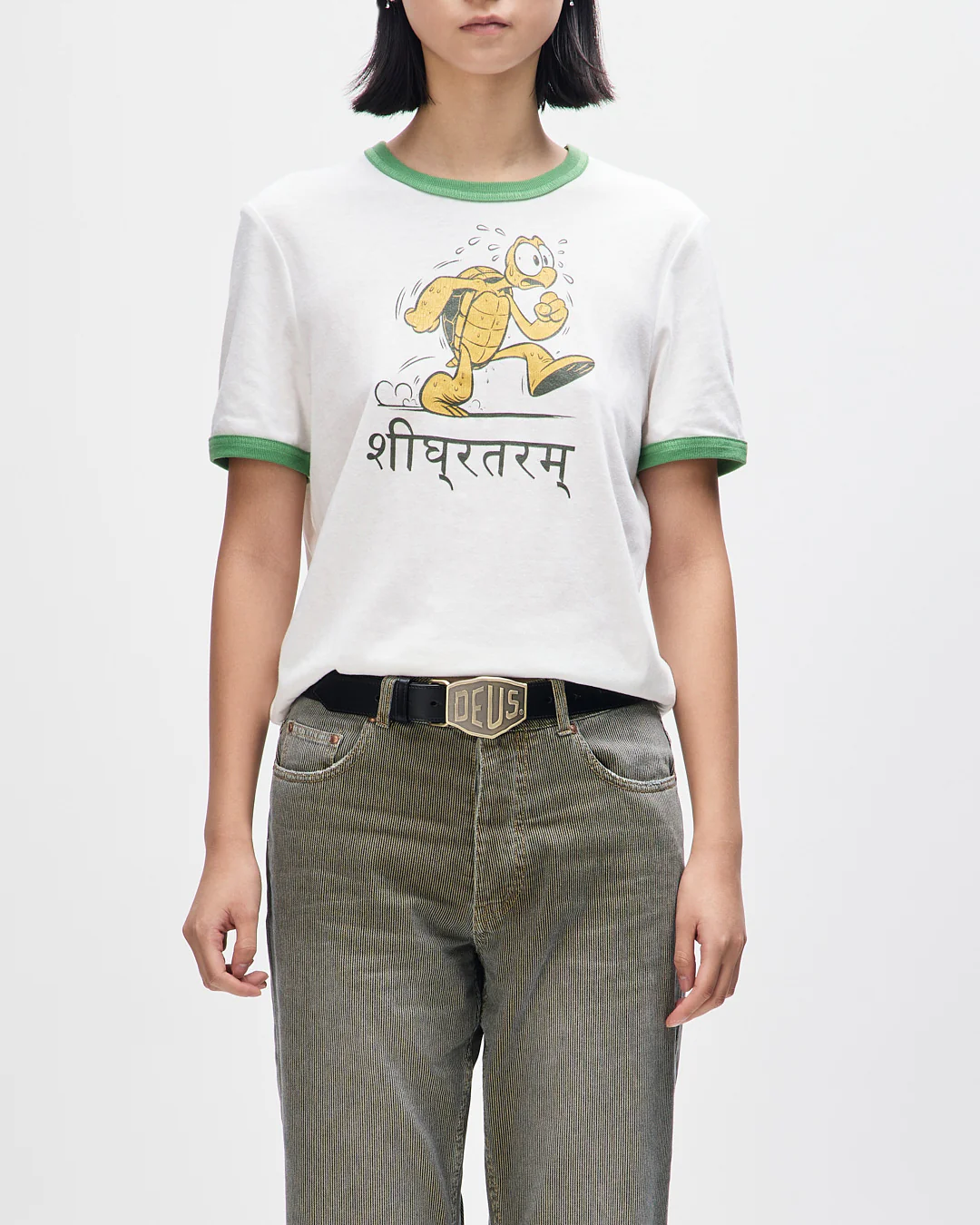 Faster Tee - Dirty White - Image 3