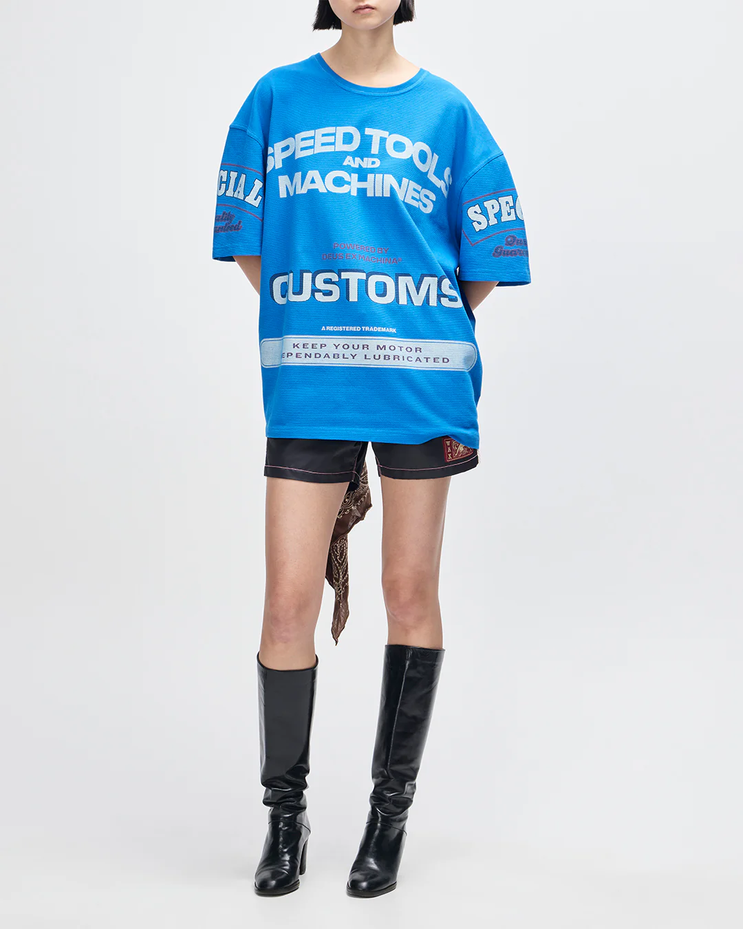 Flohmarkt Oversized Tee - Daphne Blue - Image 10