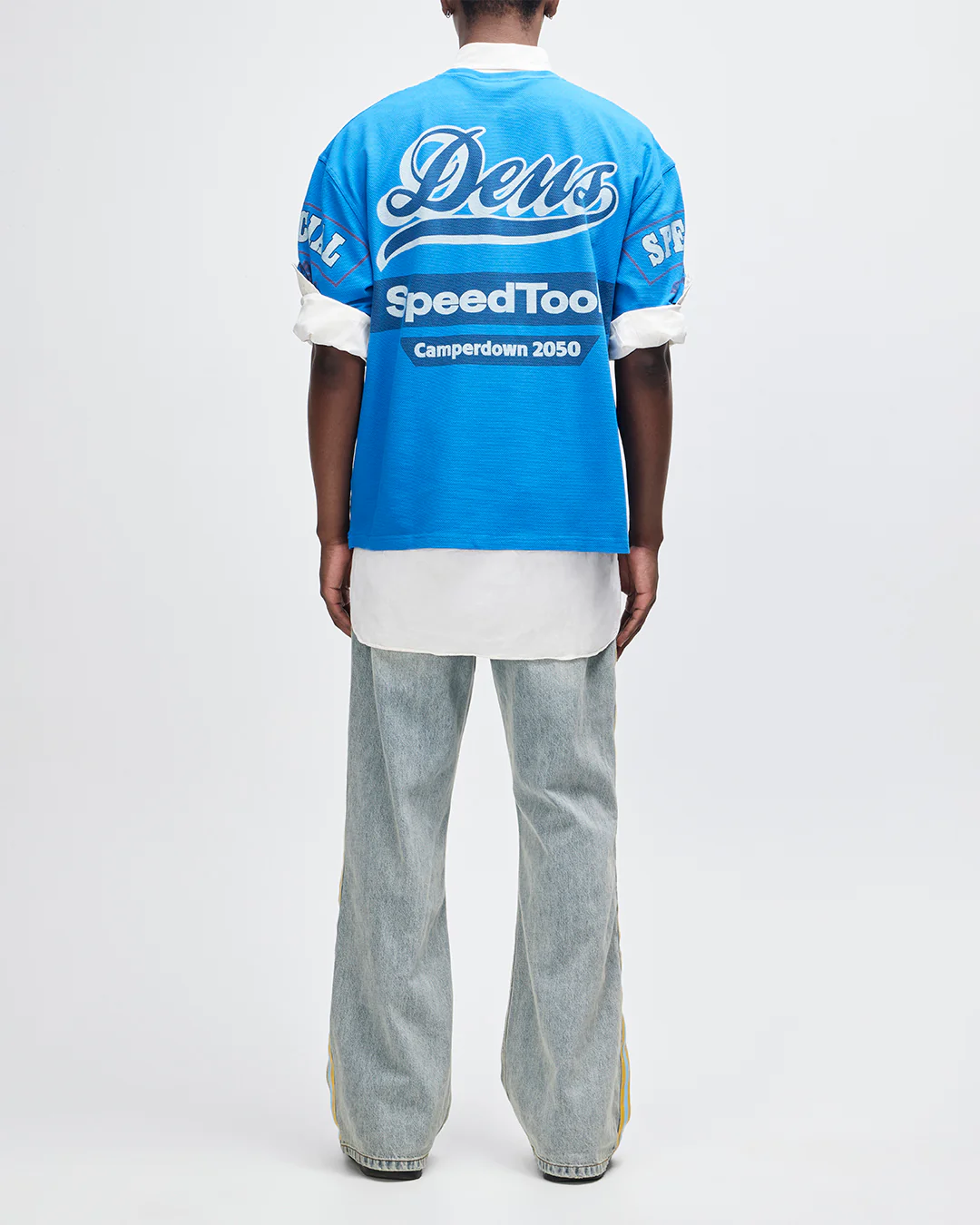 Flohmarkt Oversized Tee - Daphne Blue - Image 11