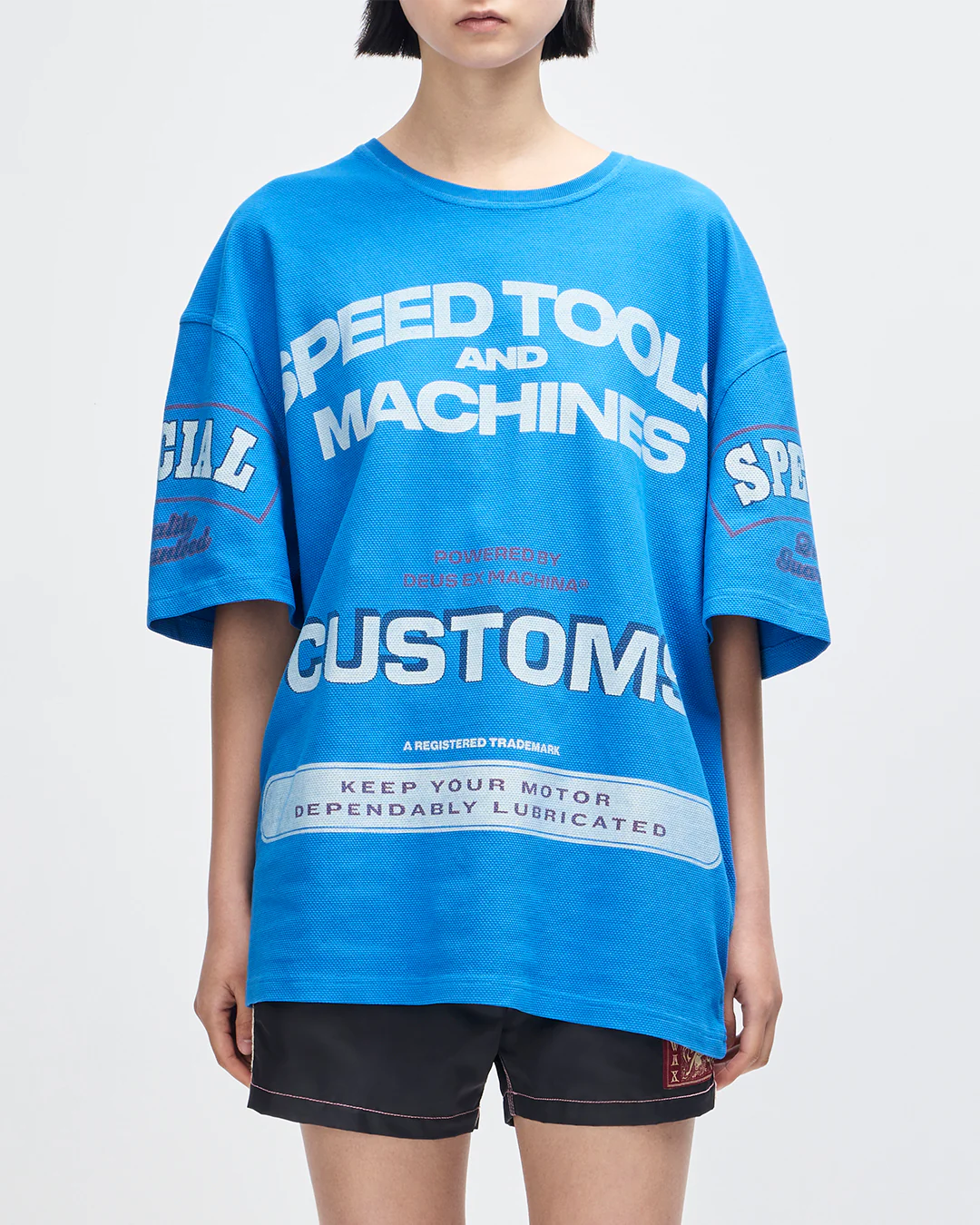 Flohmarkt Oversized Tee - Daphne Blue - Image 2