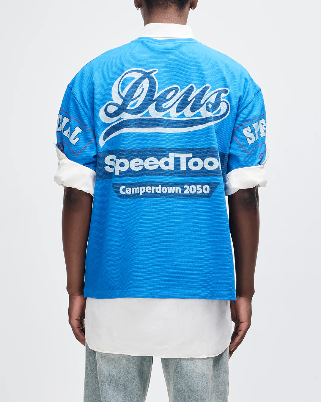 Flohmarkt Oversized Tee - Daphne Blue - Image 5