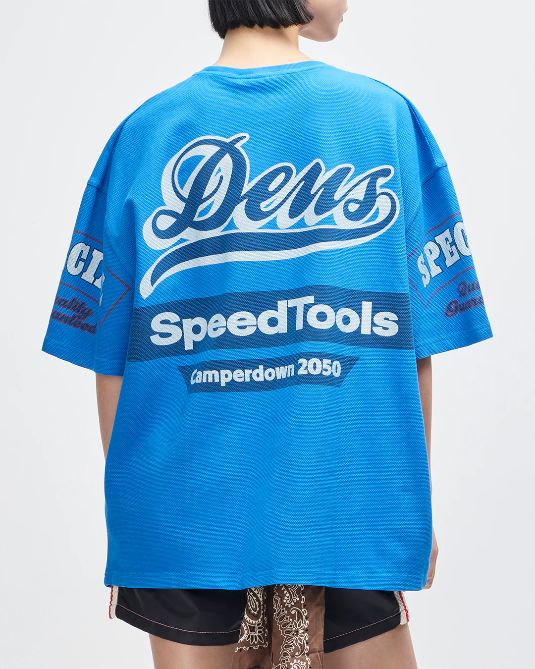 Flohmarkt Oversized Tee - Daphne Blue - Image 6