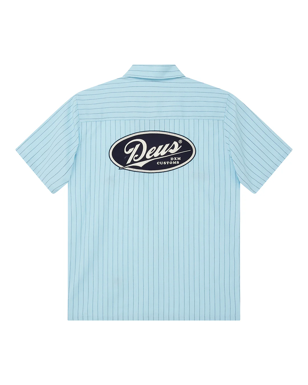 Forecourt Stripe Shirt - Sky Blue - Image 4