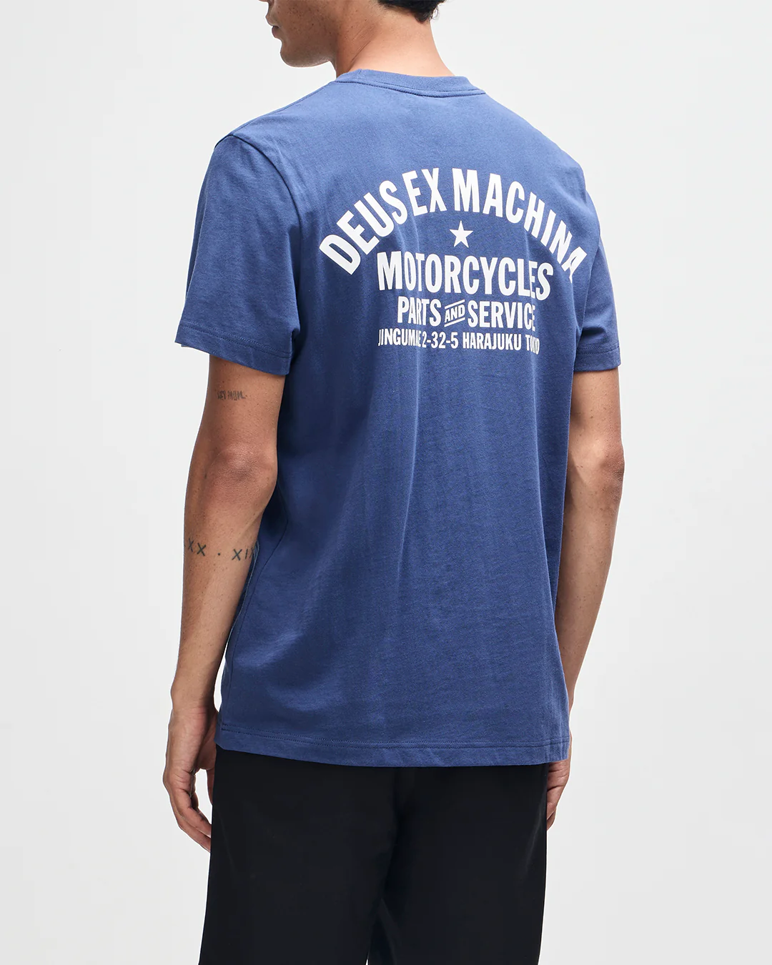 Harajuku Address Tee - Mechanic Blue - Image 2