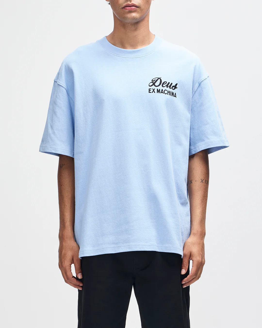 Harajuku Sign Tee - Cerulean Blue