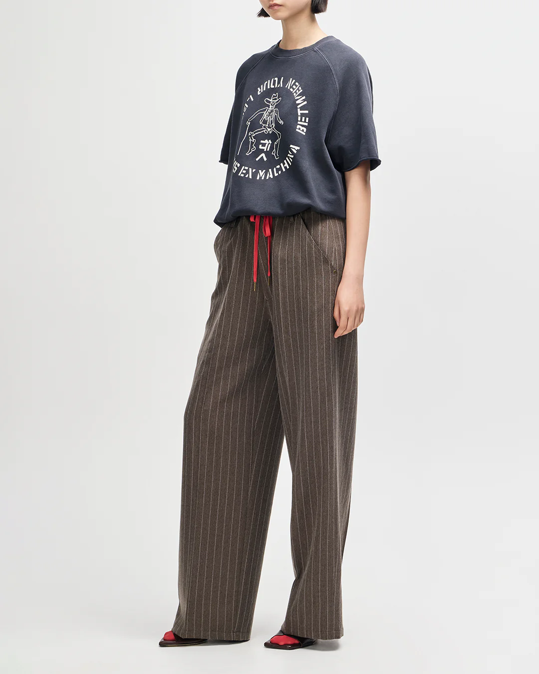 Hear & Now Stripe Pant - Gravel Grey - Image 11