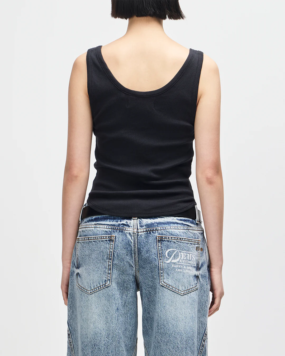 June Shield Tank - Black - Image 2