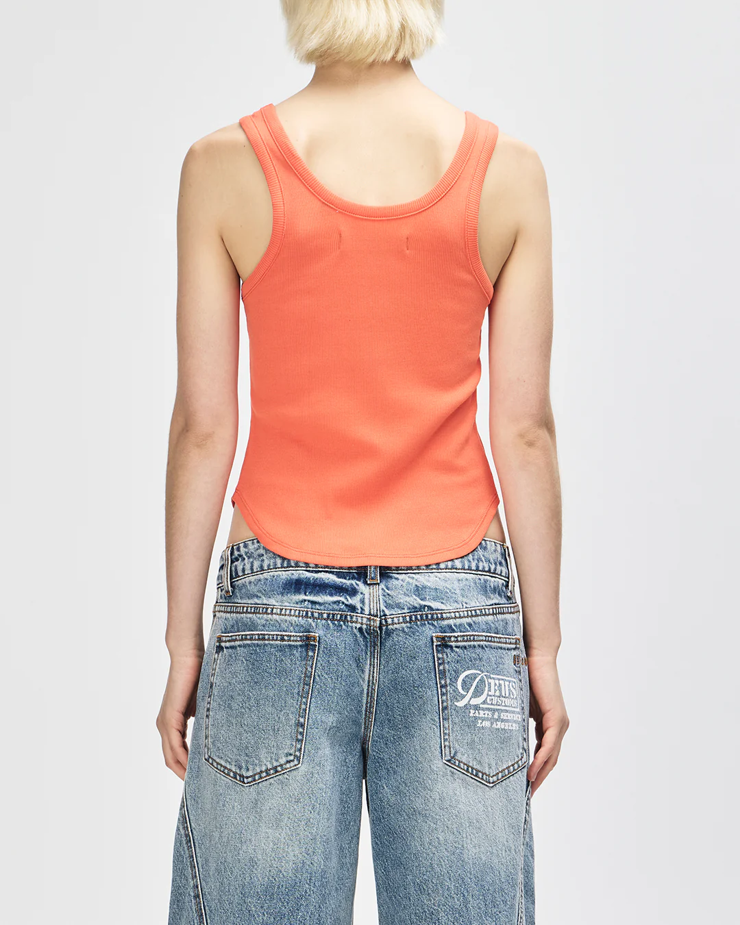 June Shield Tank - Flame Orange - Image 2