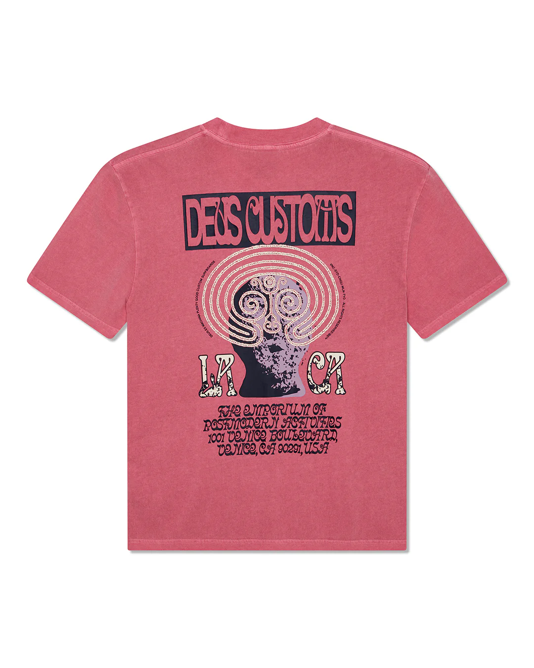 Labyrinth Tee - Raspberry - Image 2