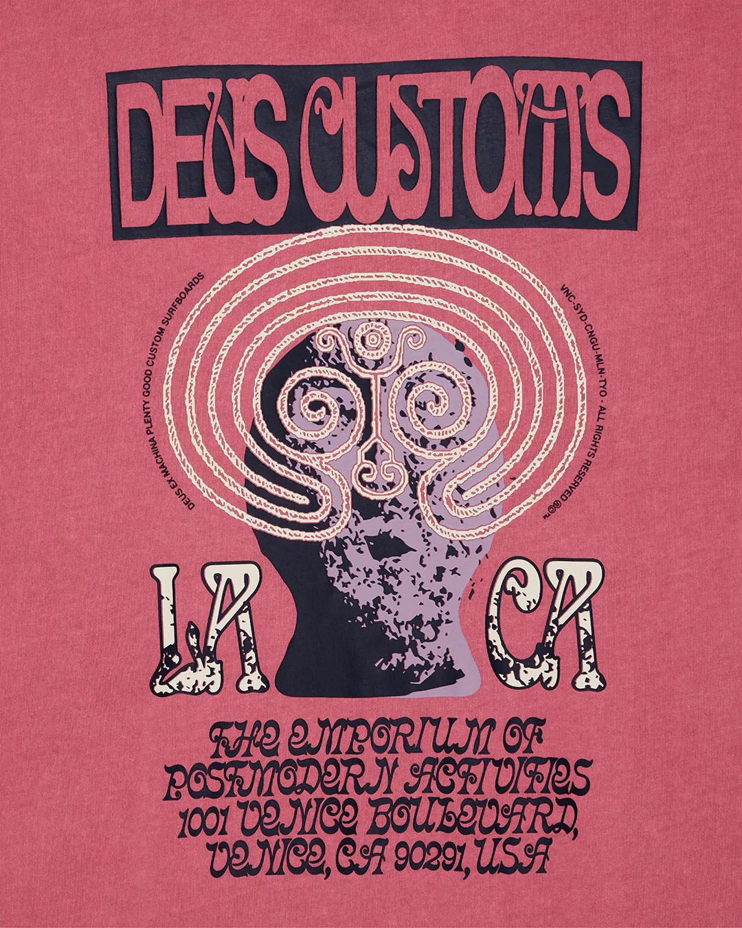 Labyrinth Tee - Raspberry - Image 4