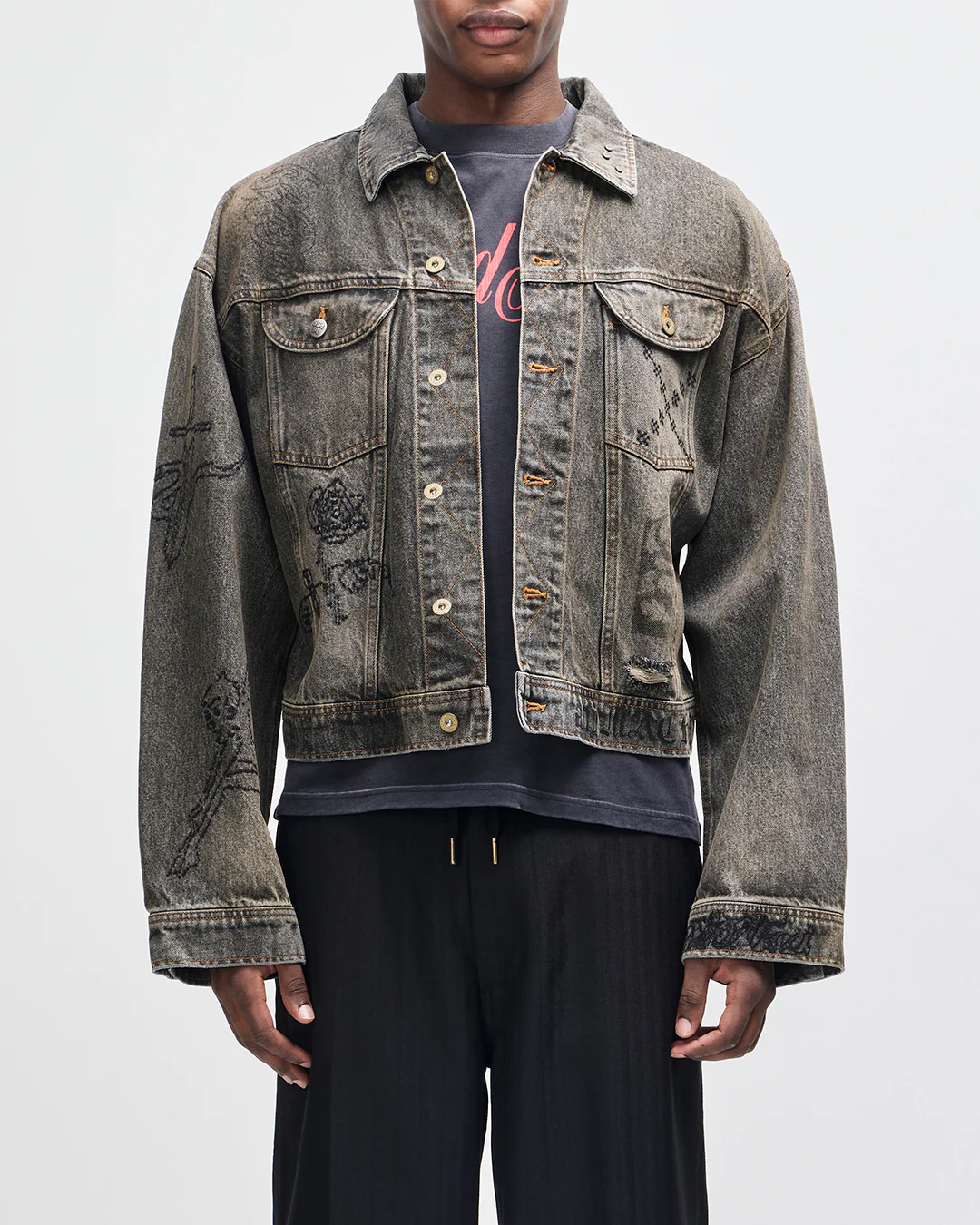 Mephistopheles Noir Jacket - Dirty Anthracite