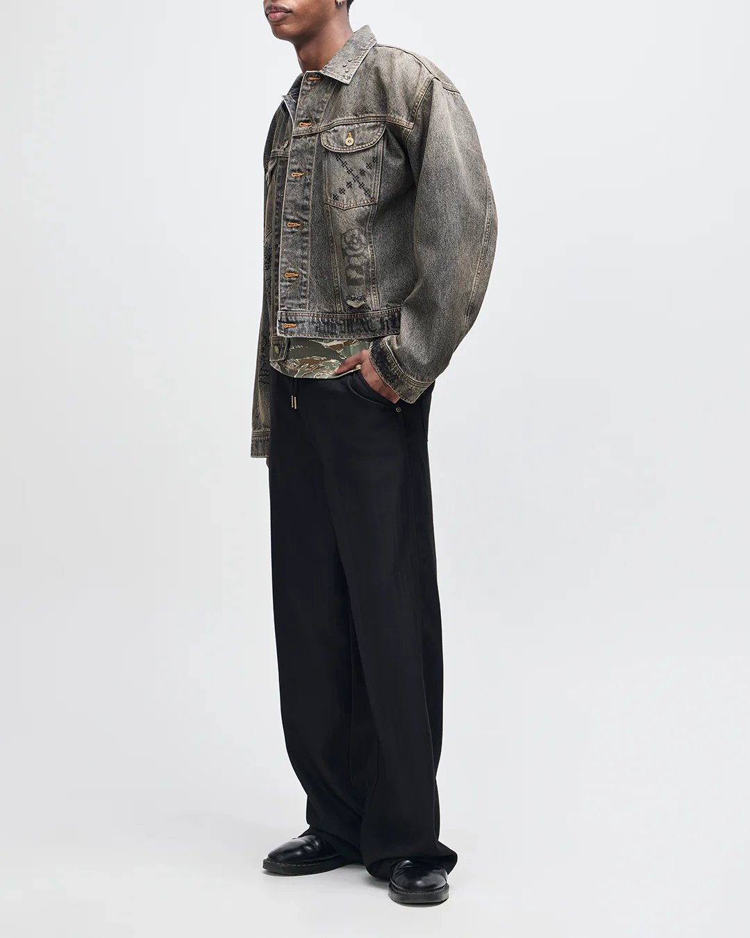 Mephistopheles Noir Jacket - Dirty Anthracite - Image 10