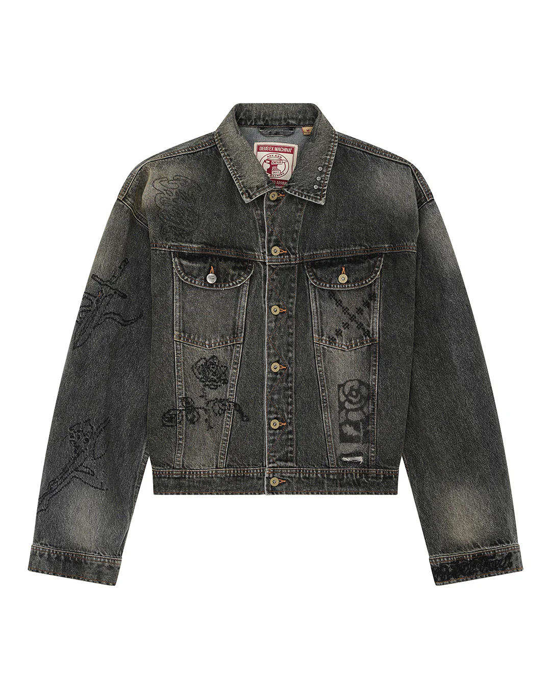 Mephistopheles Noir Jacket - Dirty Anthracite - Image 3