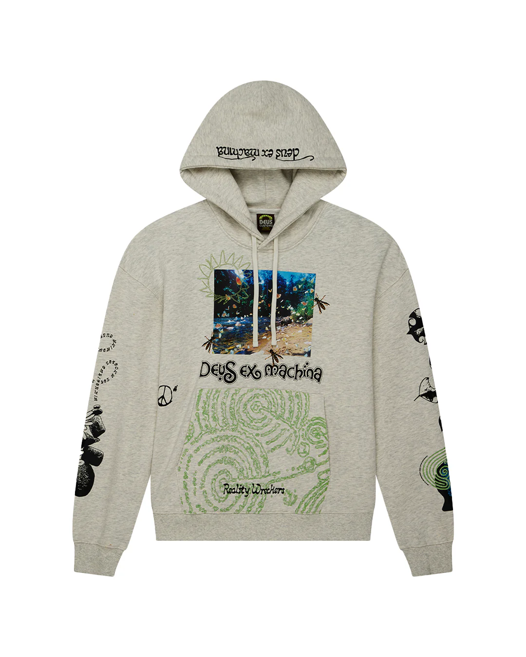 Migration Hoodie - Light Grey Marle