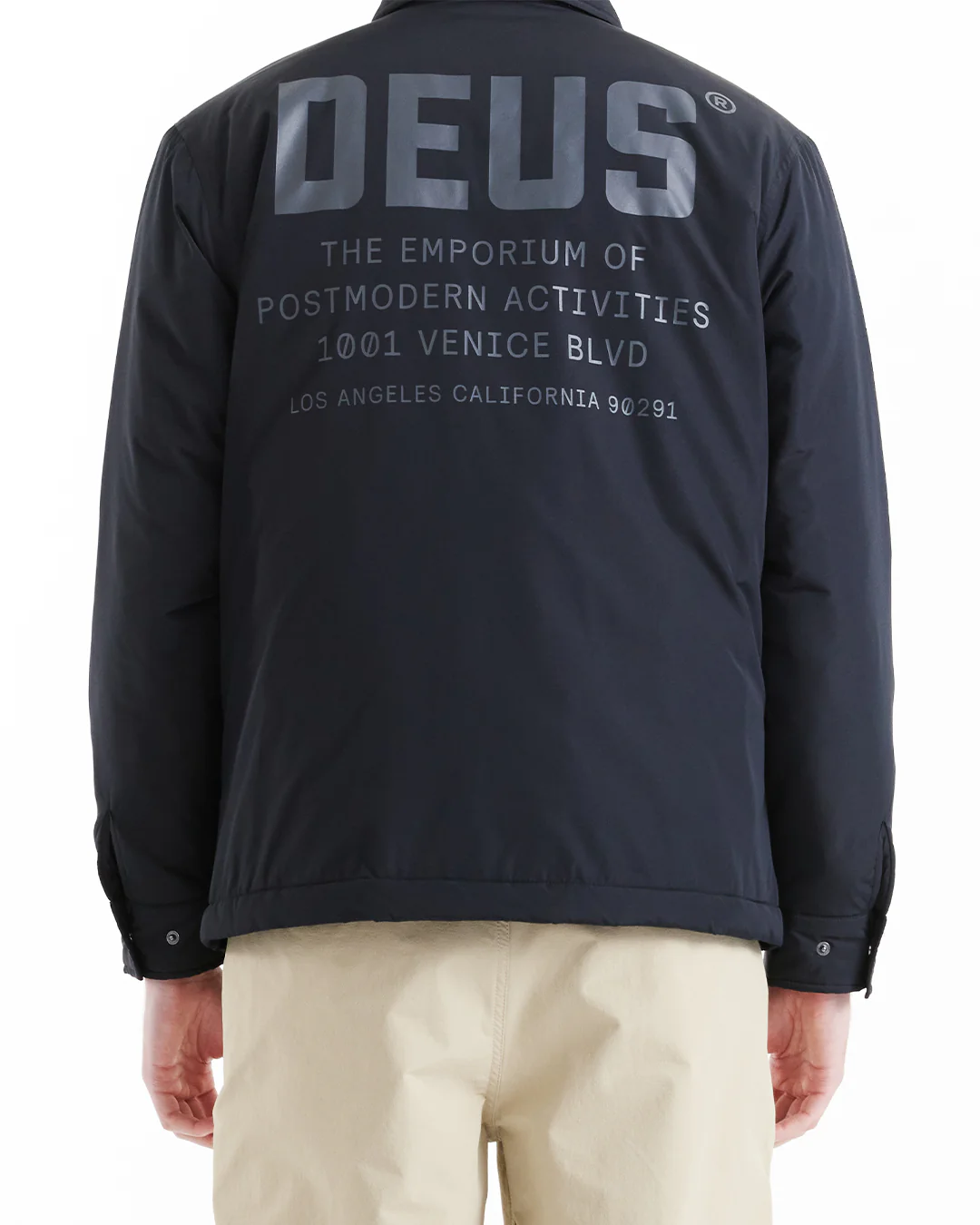 Monty Padded Overshirt - Black - Image 2
