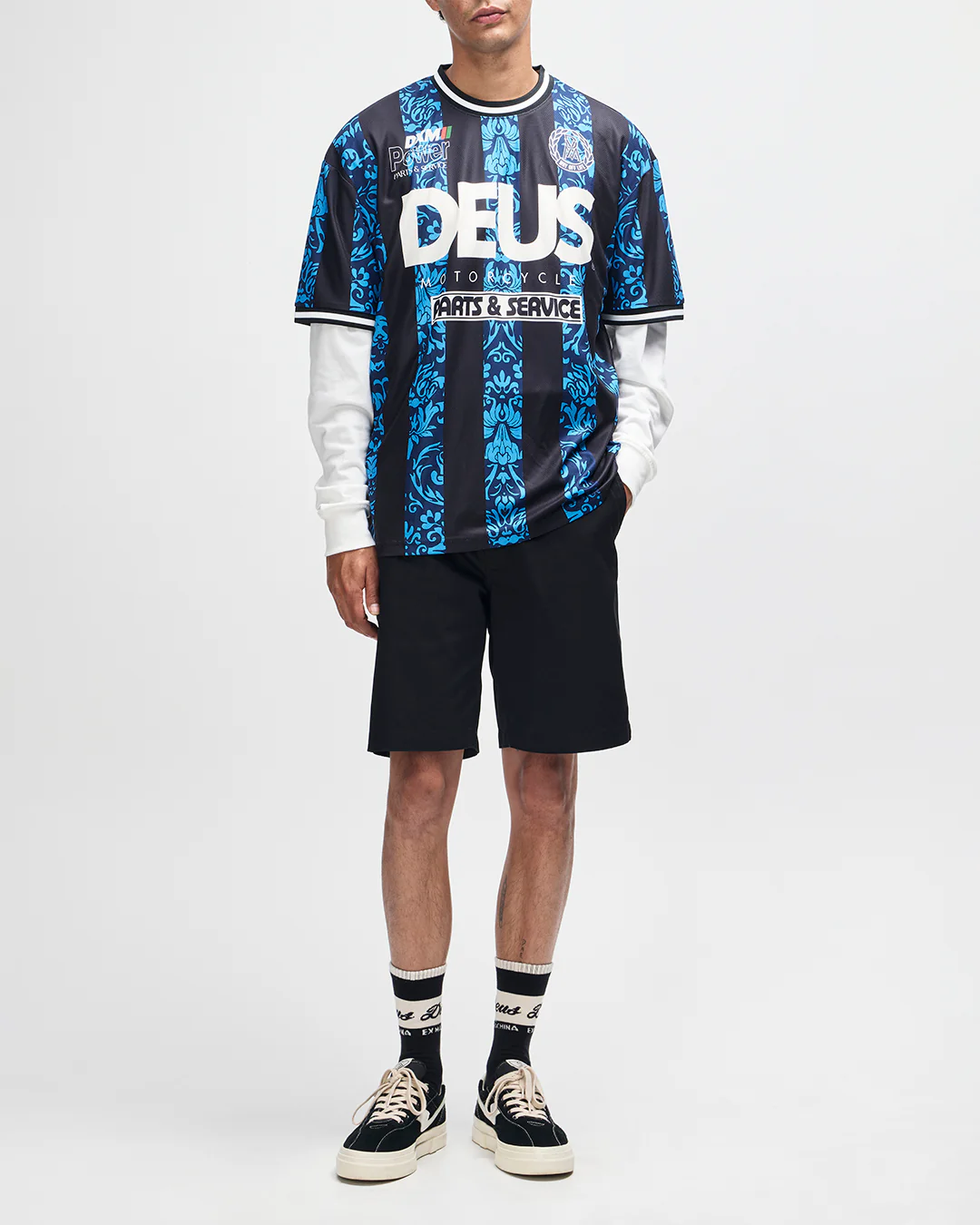 Nouveau Moto Tee - Pageant Blue - Image 5