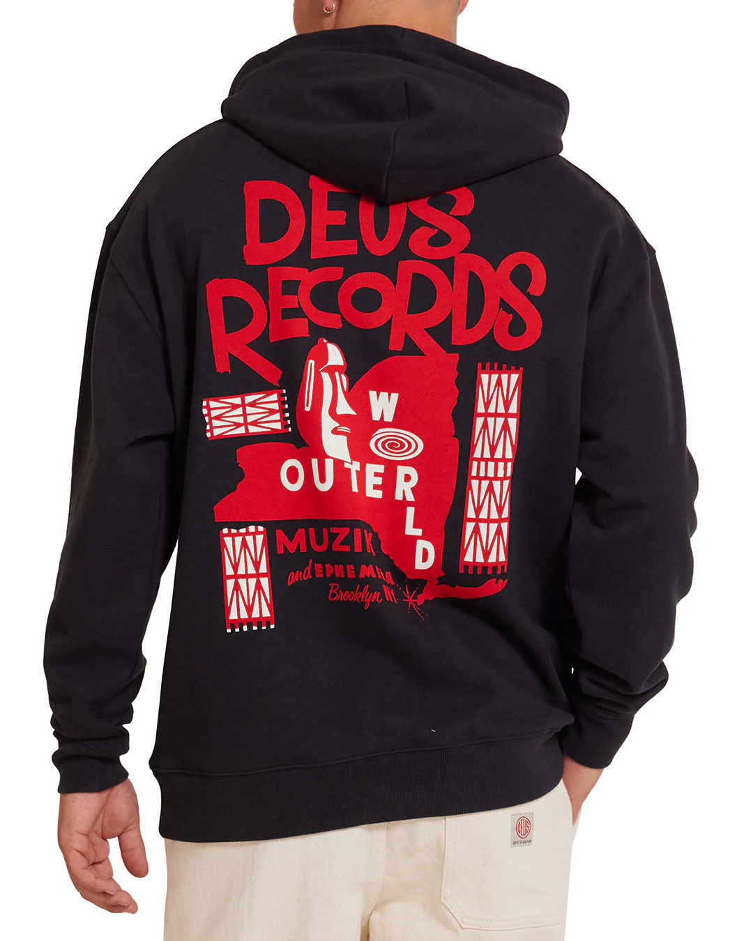 Outerworld Hoodie - Black - Image 2