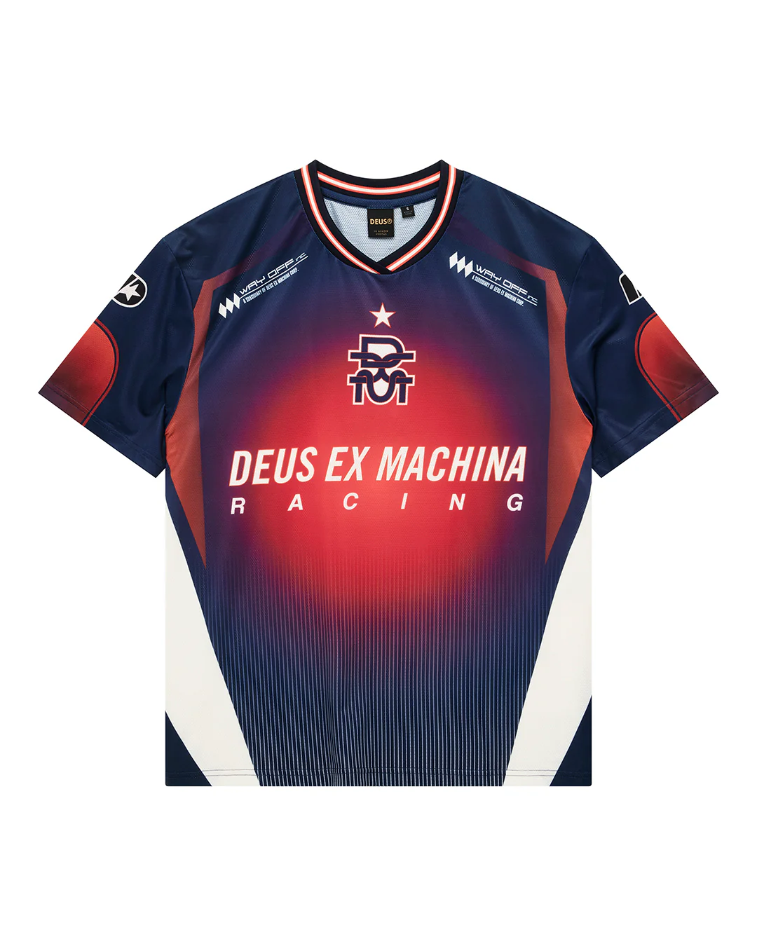 Peak Moto Tee - Oceana Flame - Image 3