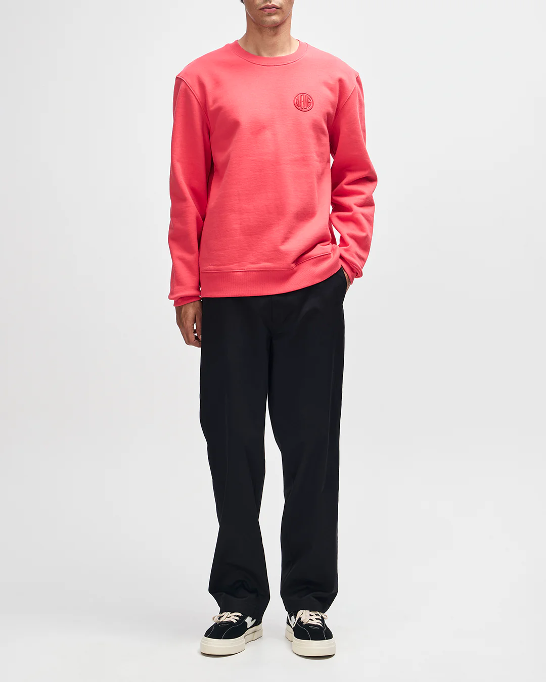 Pill Logo Crew - Melon Red - Image 5