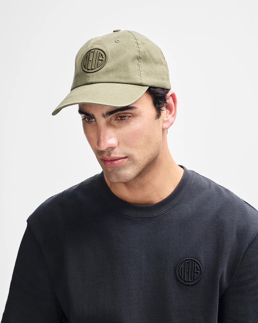 Pill Logo Dad Cap - Pine Green - Image 8
