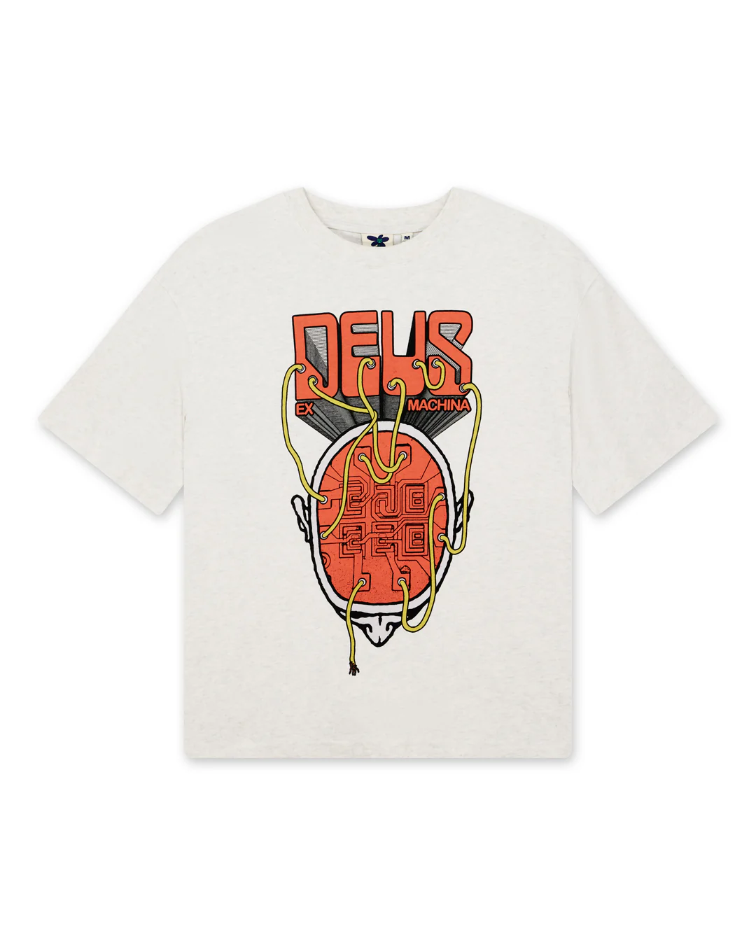 Plug And Play Tee - Light Grey Marle - Image 3